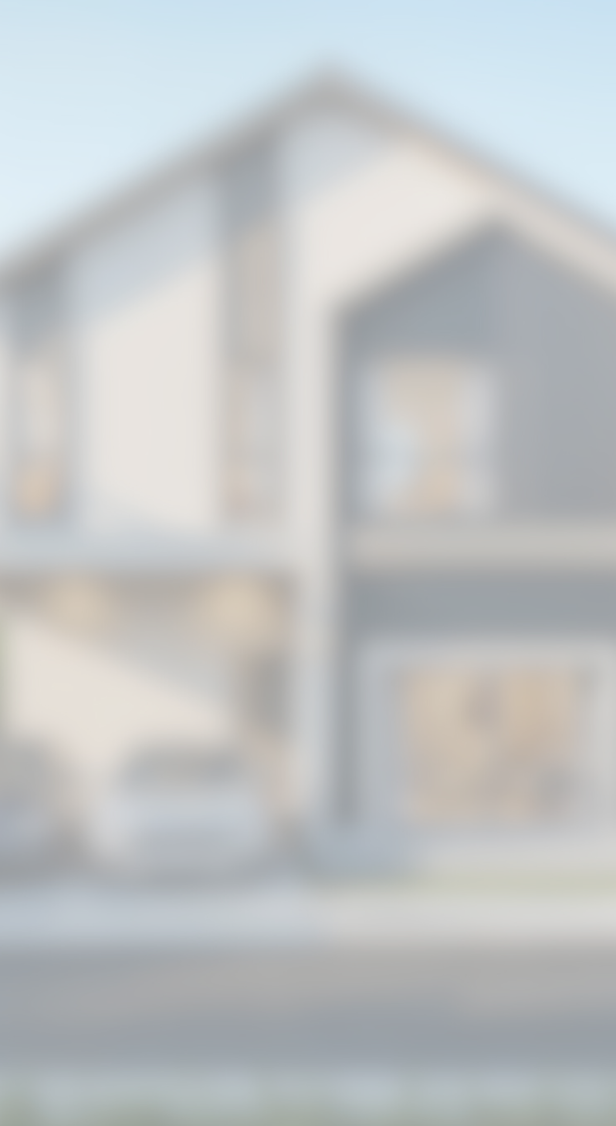 Blurred modern house background